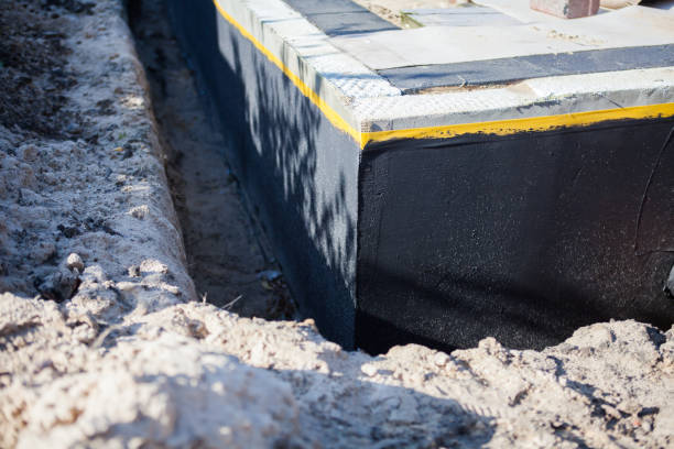 Residential Waterproofing installation at a Cliffwood, NJ home by SJ Waterproofing Pros