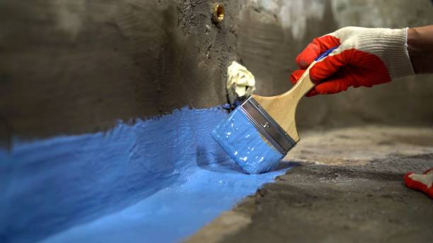 Commercial Waterproofing project at a Cliffwood, NJ business property by SJ Waterproofing Pros